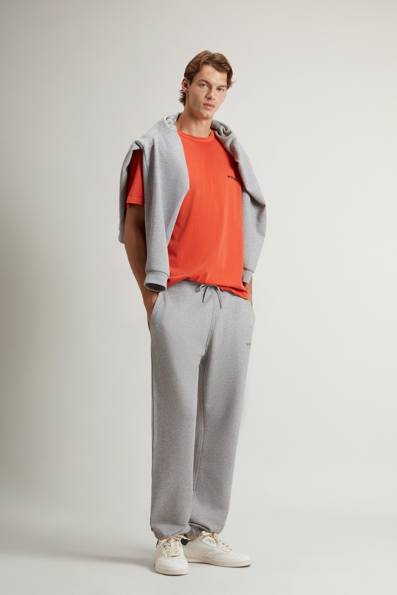 LIGHT GD GRAPHIC T-SHIRT Orange photo 2 | Woolrich