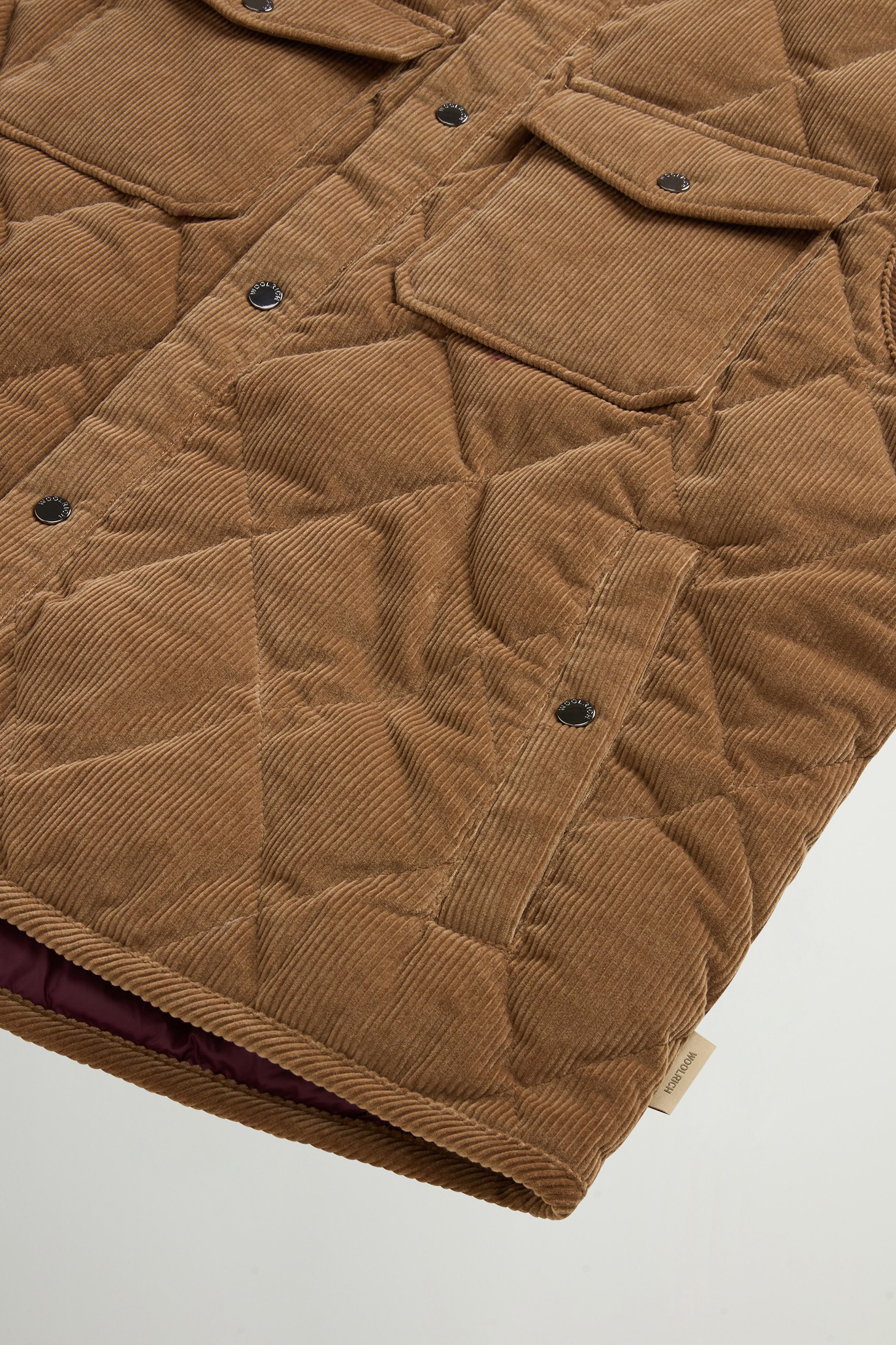 Corduroy Vest with Diamond Quilting Brown photo 7 | Woolrich