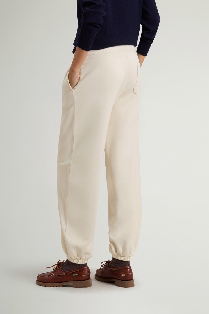 Sweatpants in Pure Cotton Fleece White photo 3 | Woolrich