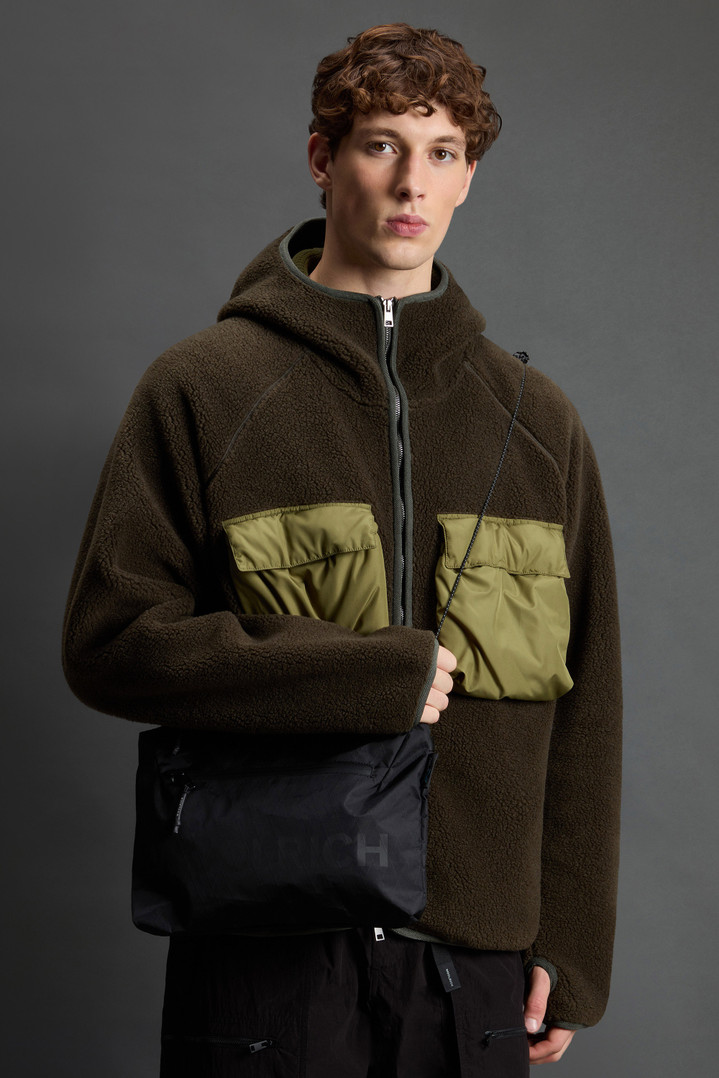 Crossbody Bag with Logo in X-PAC by Todd Snyder Black photo 8 | Woolrich