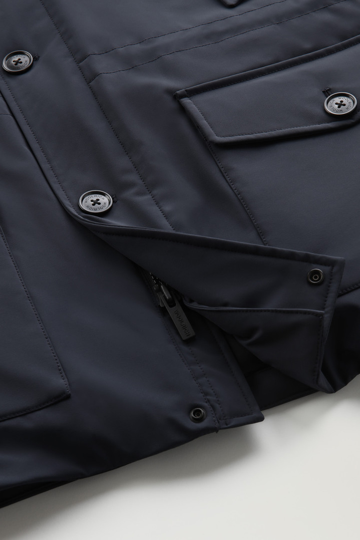 Arctic Parka in Stretch Nylon Blue photo 5 | Woolrich