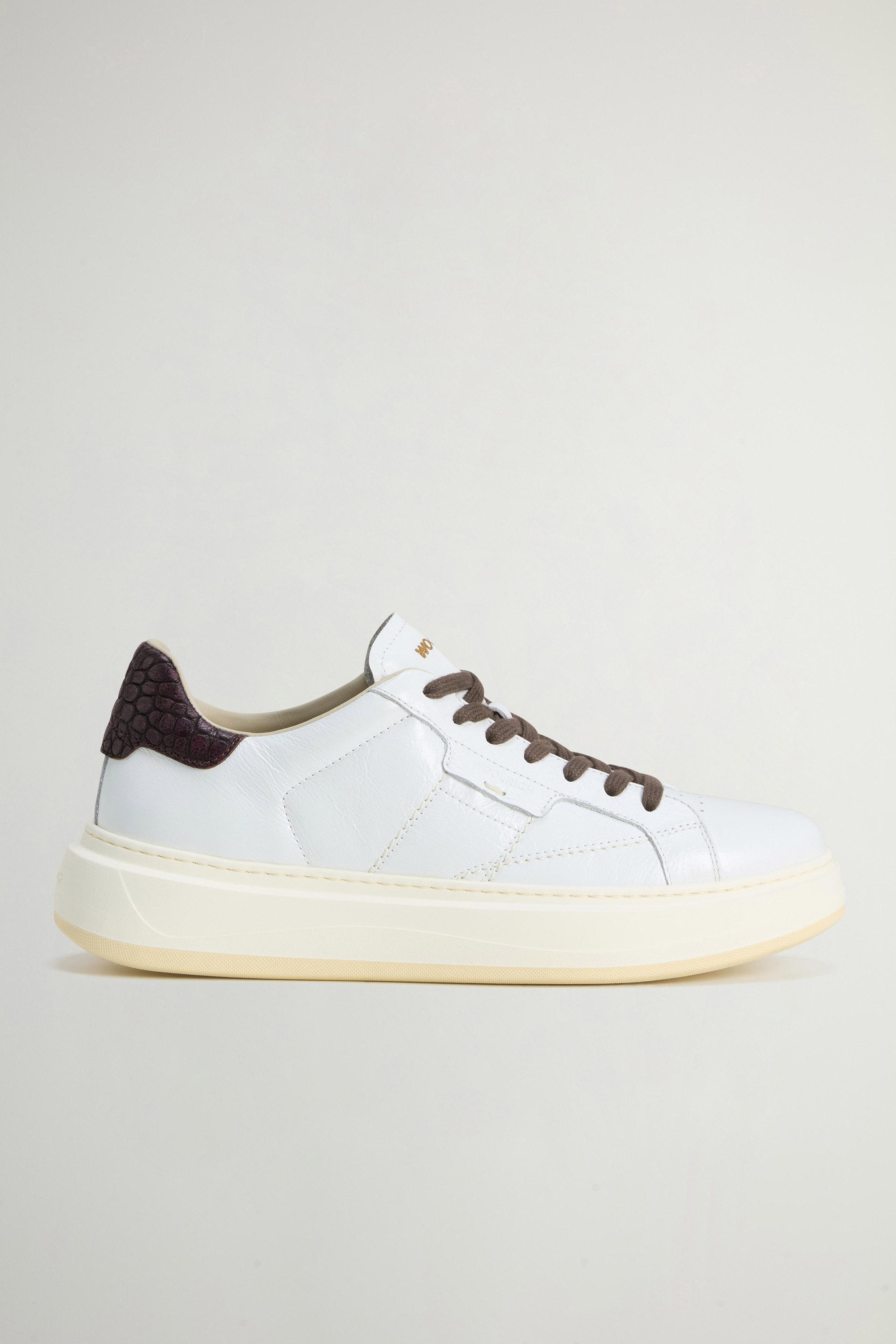 Arrow Sneakers in Calfskin White photo 1 | Woolrich