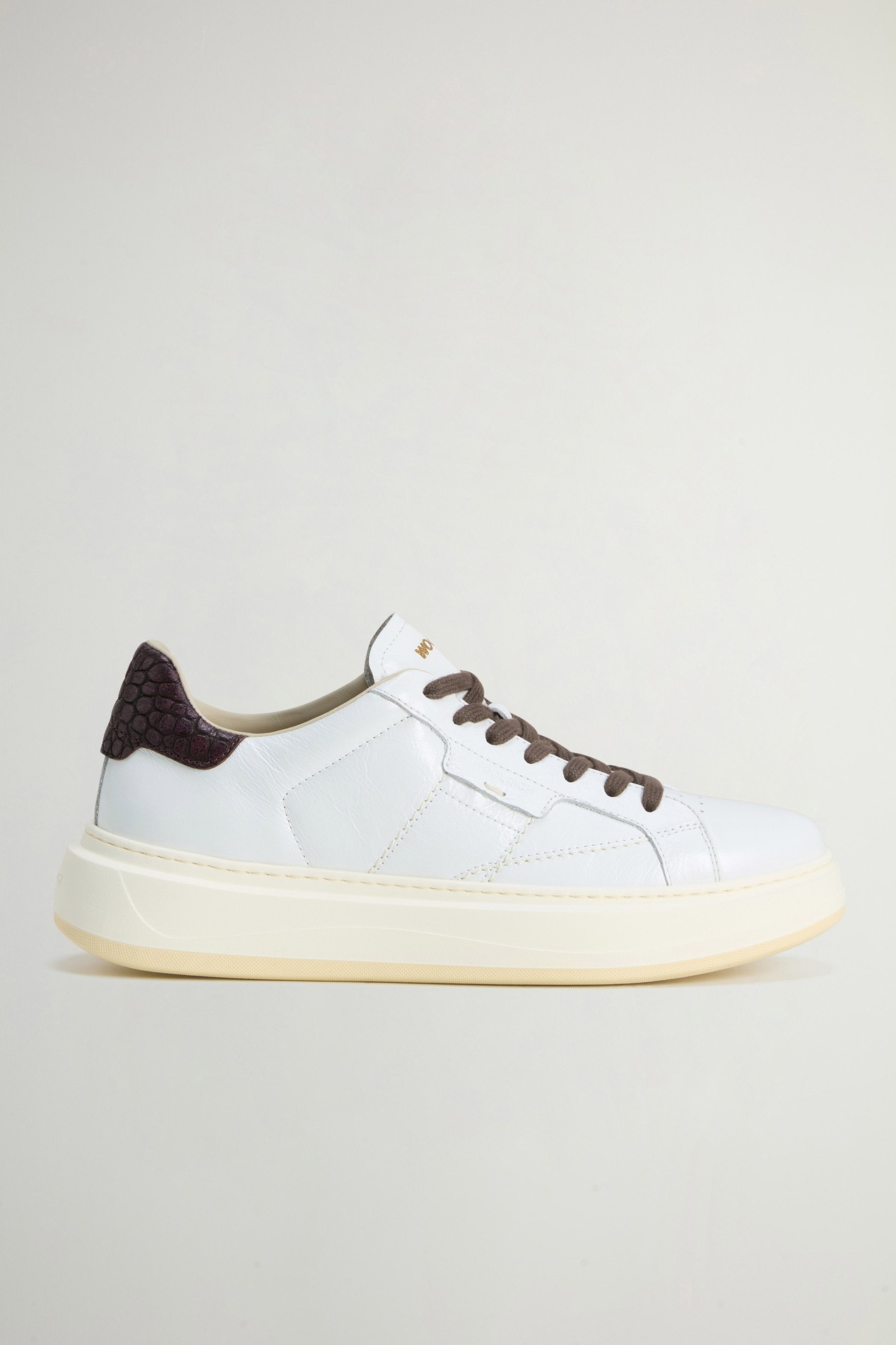 Arrow Sneakers in Calfskin White photo 1 | Woolrich