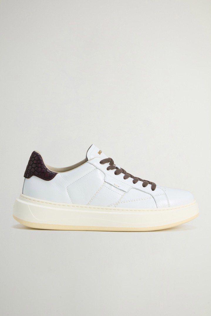 Arrow Sneakers in Calfskin White photo 1 | Woolrich