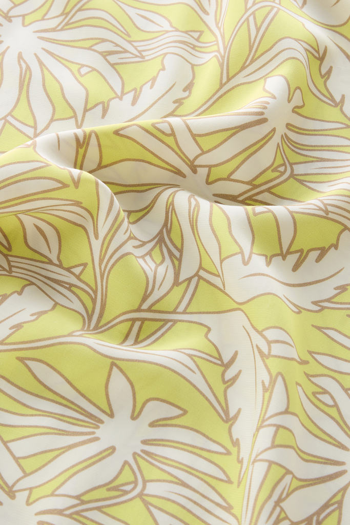 PRINTED FLUID DRESS Yellow photo 4 | Woolrich