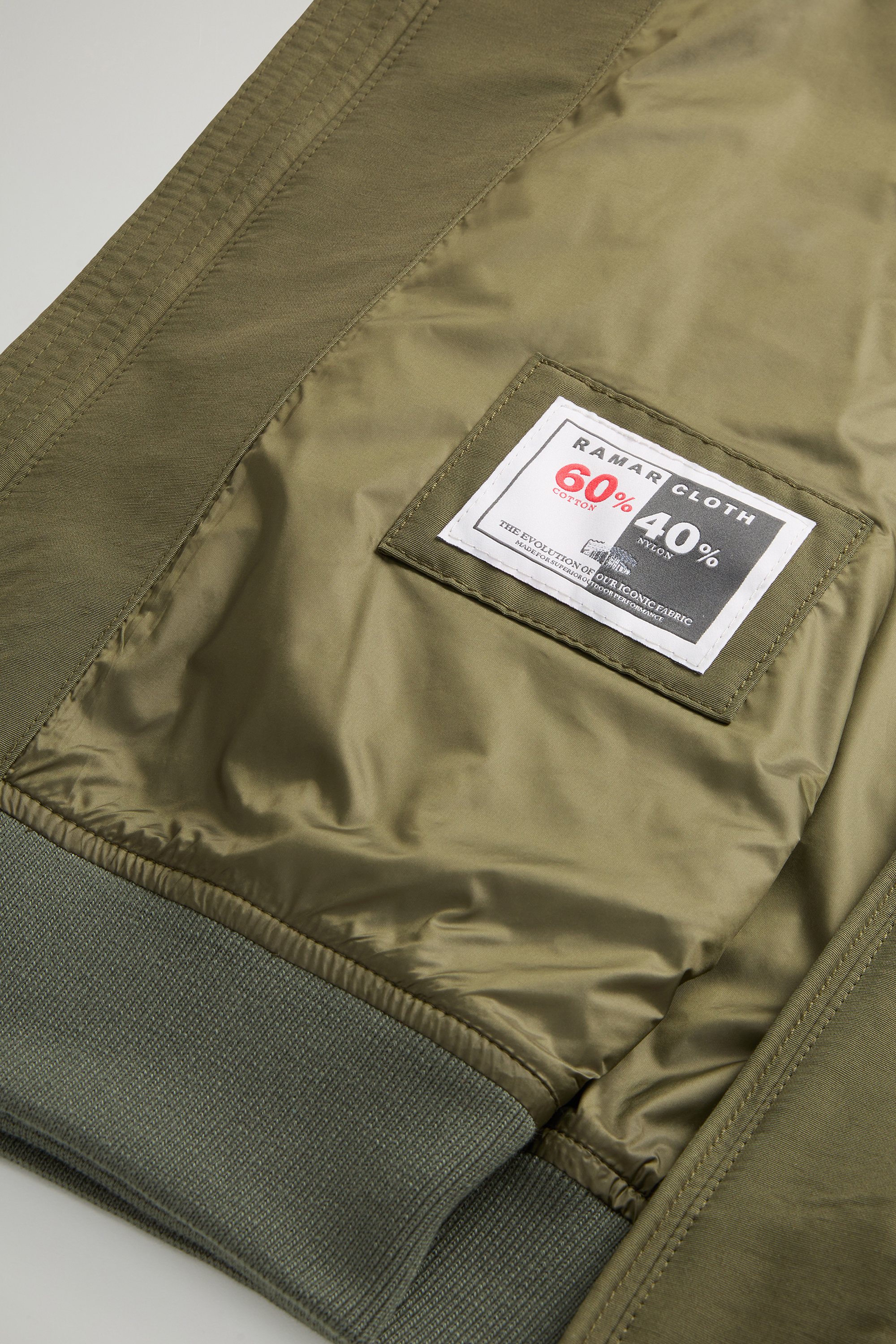 Cruiser Bomber Jacket in Light Ramar Green photo 9 | Woolrich