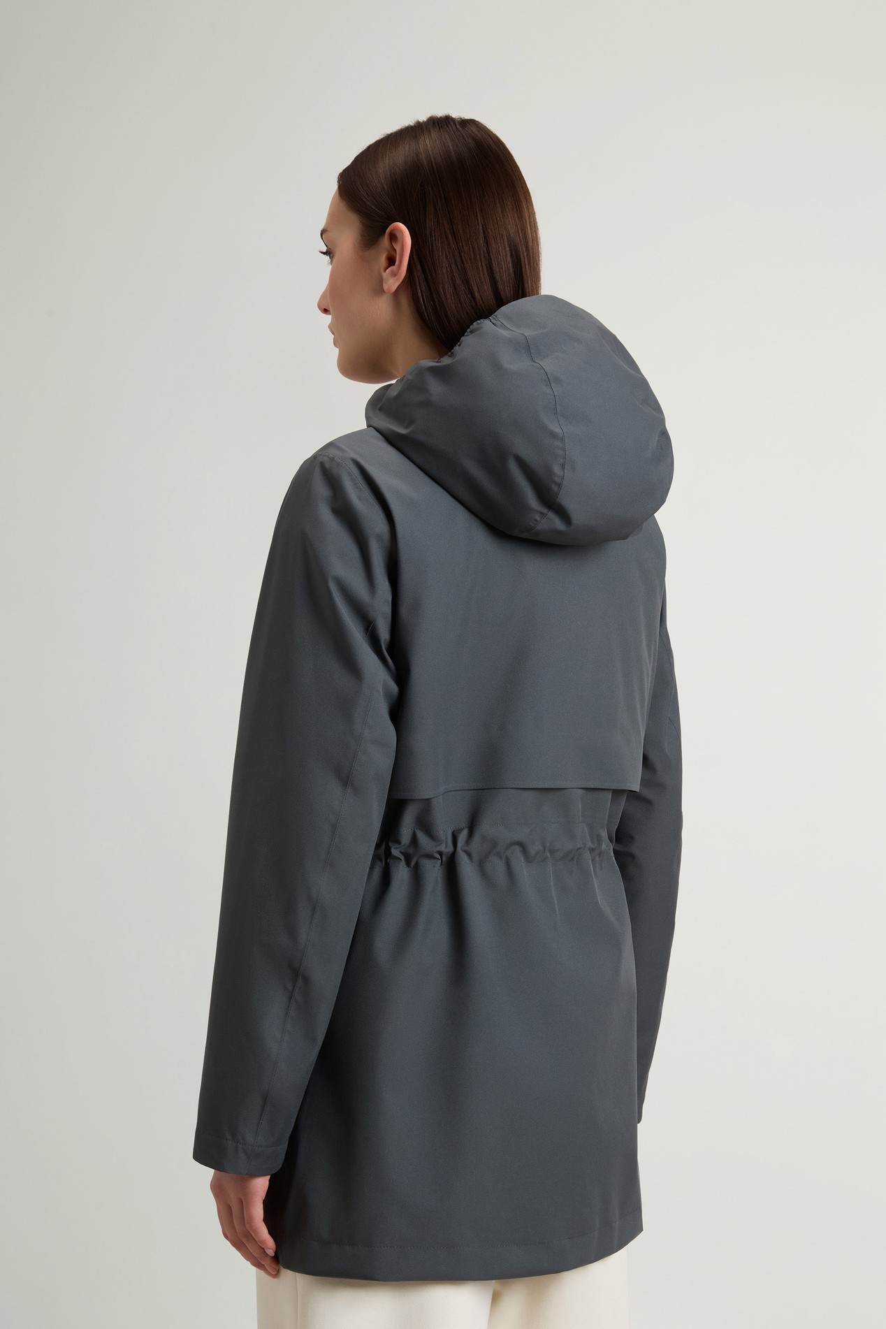 3-in-1 Parka in Light Stretch Fabric Green photo 3 | Woolrich