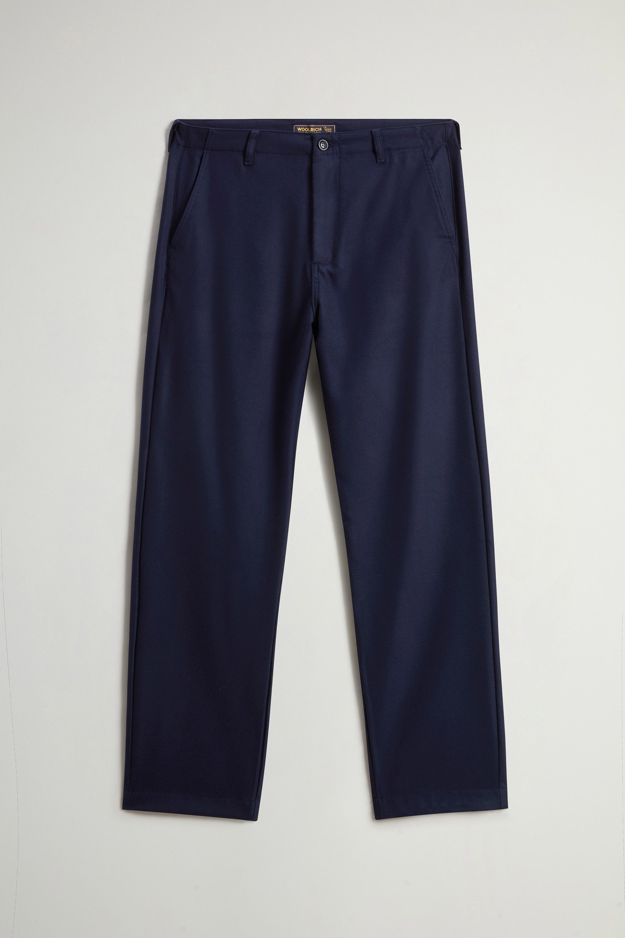 Chinohose aus Flanell aus einer recycelten Wollmischung Blau photo 1 | Woolrich