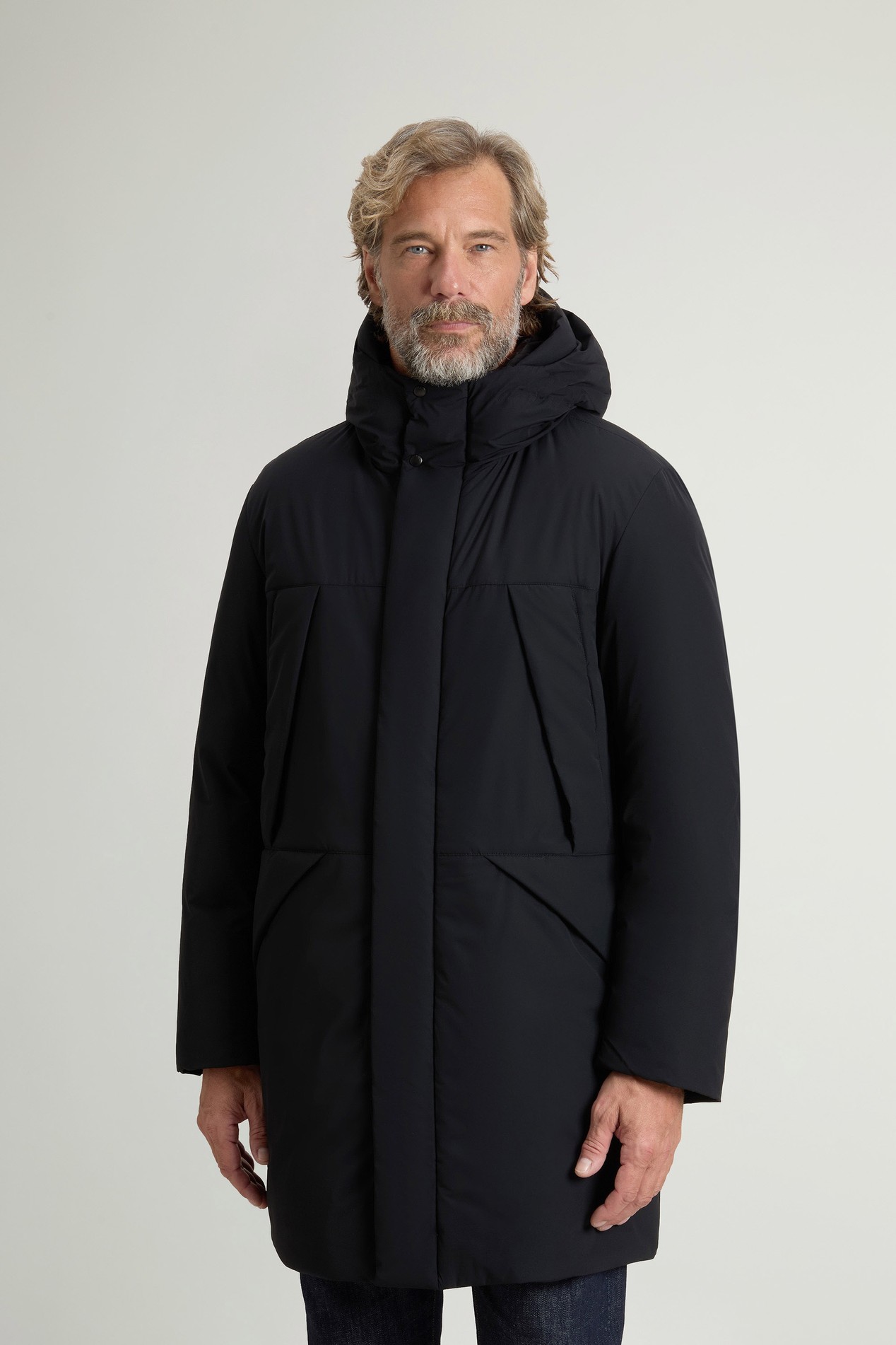 MATT STRETCH TETON PUFFER Black photo 1 | Woolrich