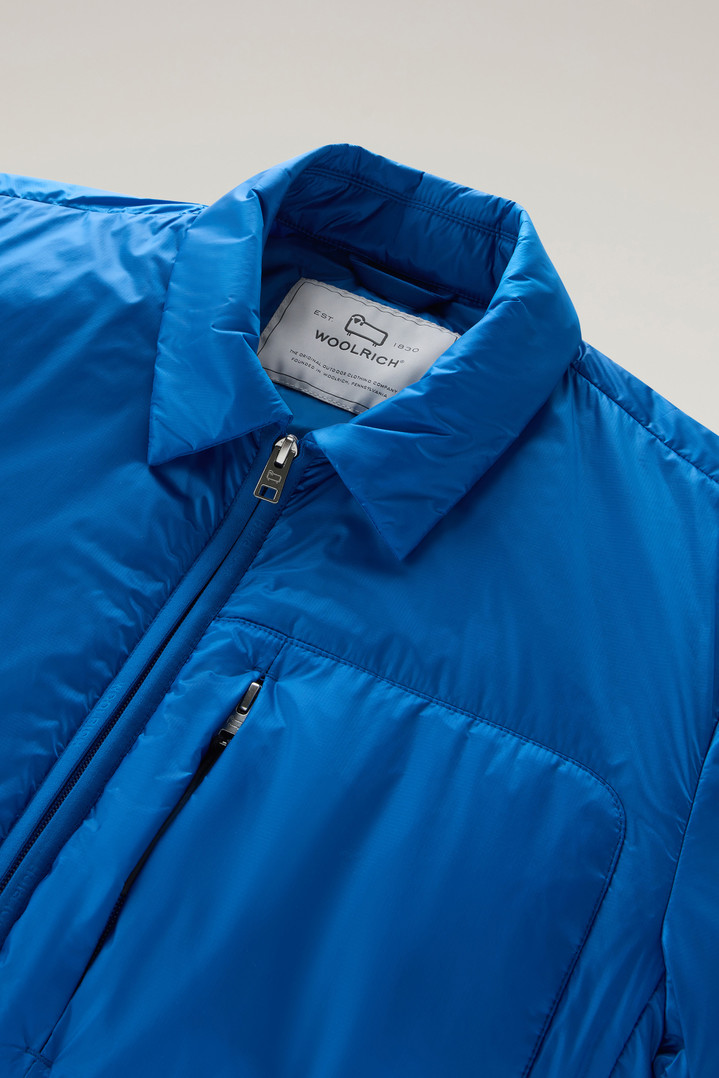 Padded Overshirt in Recycled Pertex Quantum Blue photo 2 | Woolrich