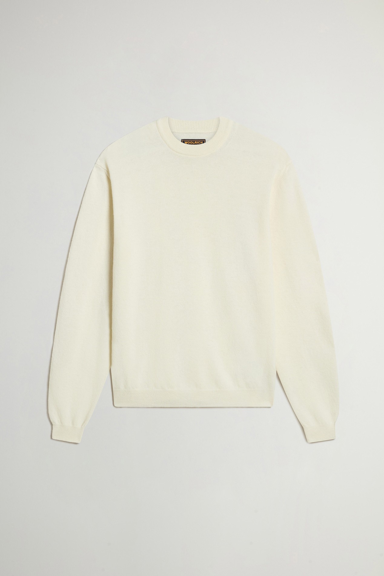 Crewneck Sweater in Pure Virgin Wool White photo 1 | Woolrich