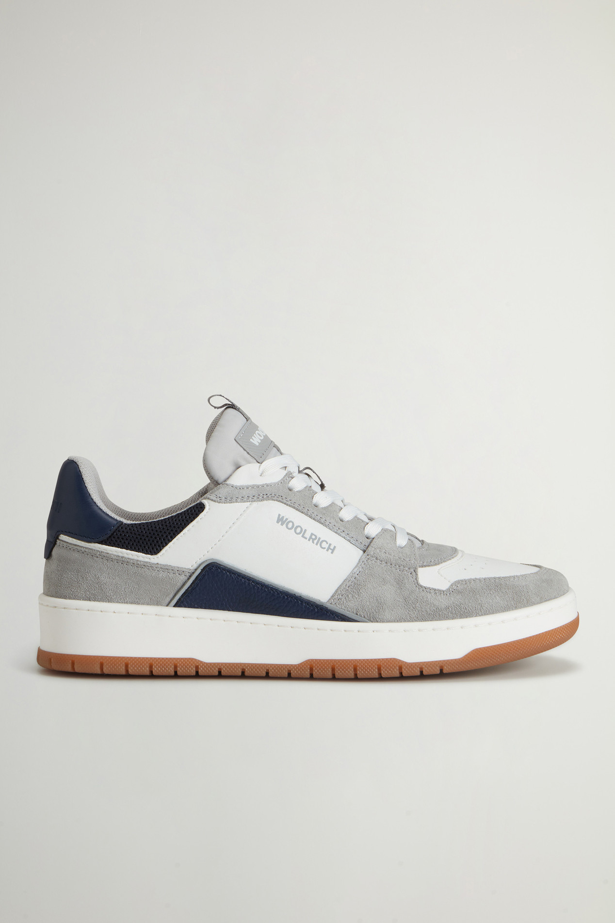 Classic Basketball Leather Sneakers Gray photo 1 | Woolrich