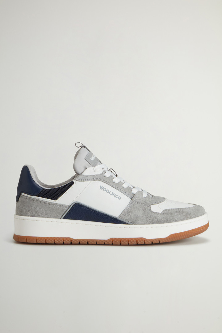 Classic Basketball Leather Sneakers Gray photo 1 | Woolrich