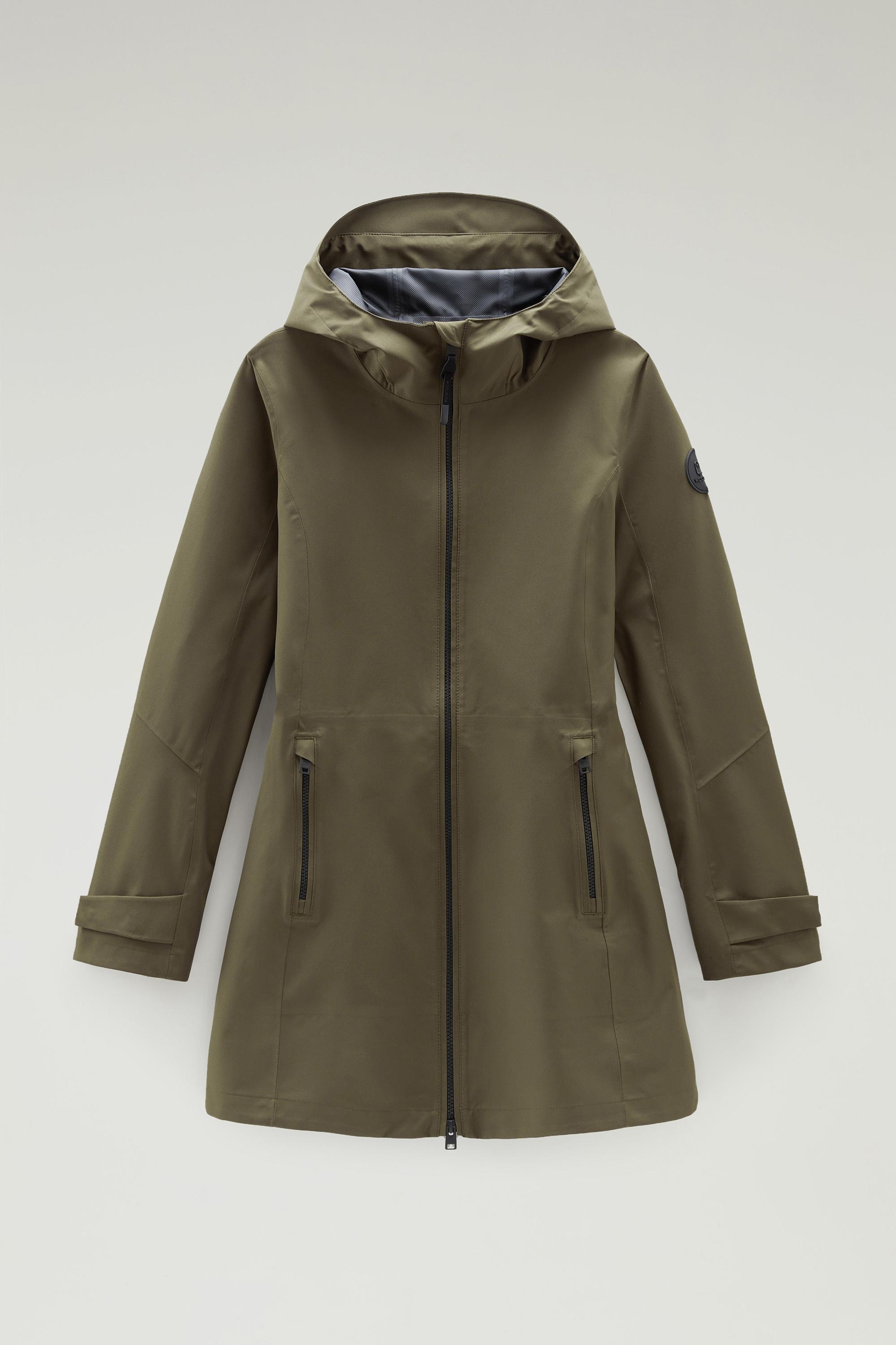 Waterproof Leavitt Lightweight Parka with Hood Green photo 1 | Woolrich