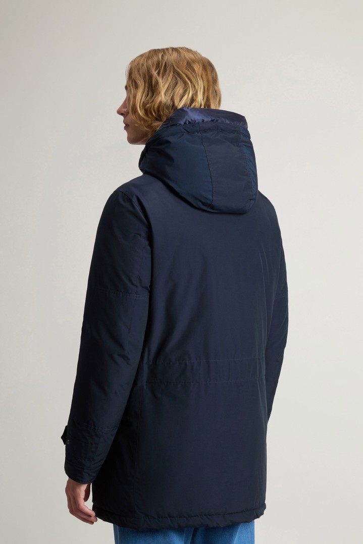 Polar Parka in Ramar Cloth with High Collar Blue photo 3 | Woolrich