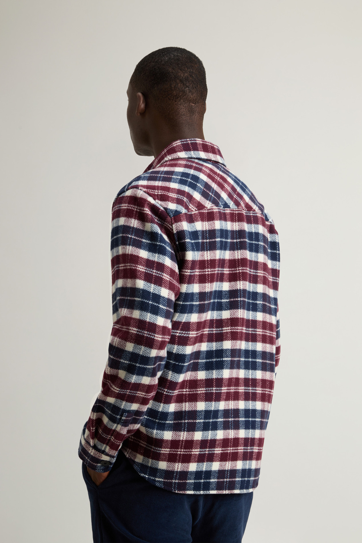 Wool-Blend Overshirt with Checked Pattern Multicolor photo 3 | Woolrich