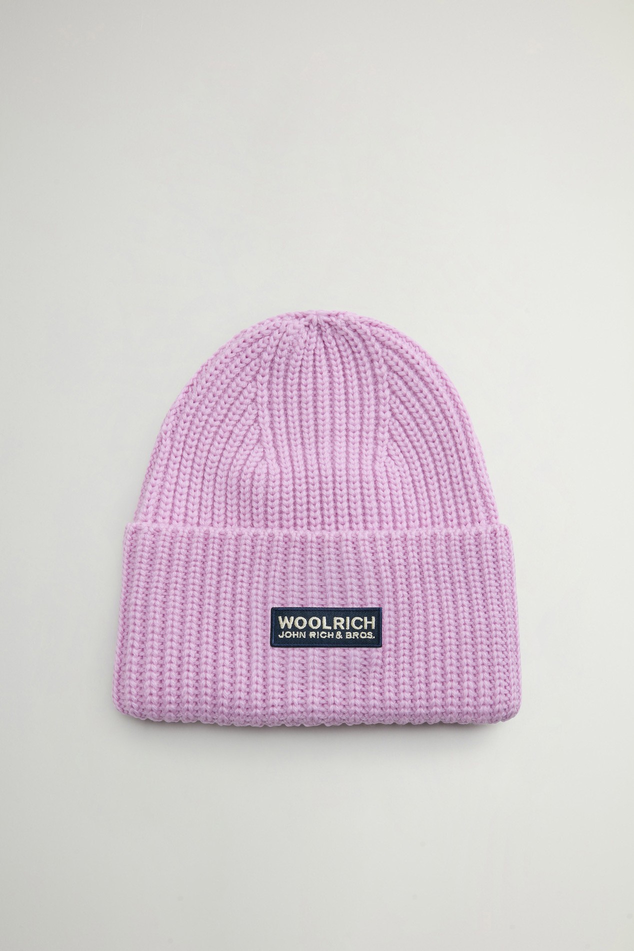 FINE MERINOS LOGO BEANIE Rosa photo 2 | Woolrich