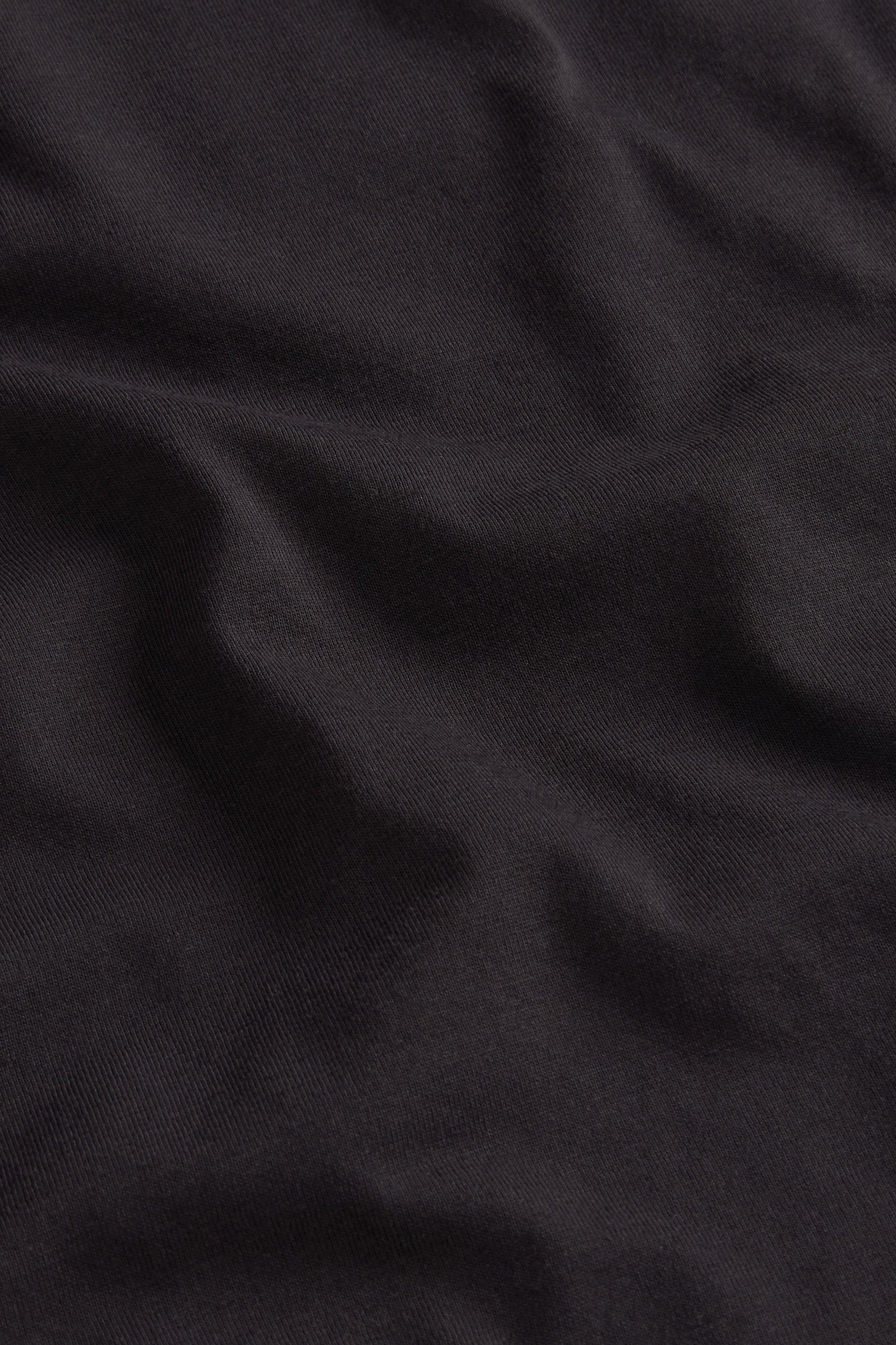 T-Shirt in Pure Pima Cotton Black photo 2 | Woolrich
