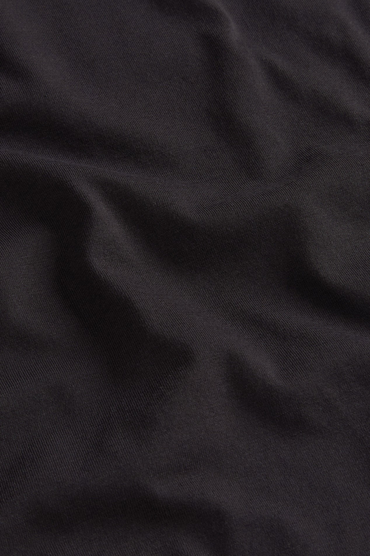 T-Shirt in Pure Pima Cotton Black photo 6 | Woolrich