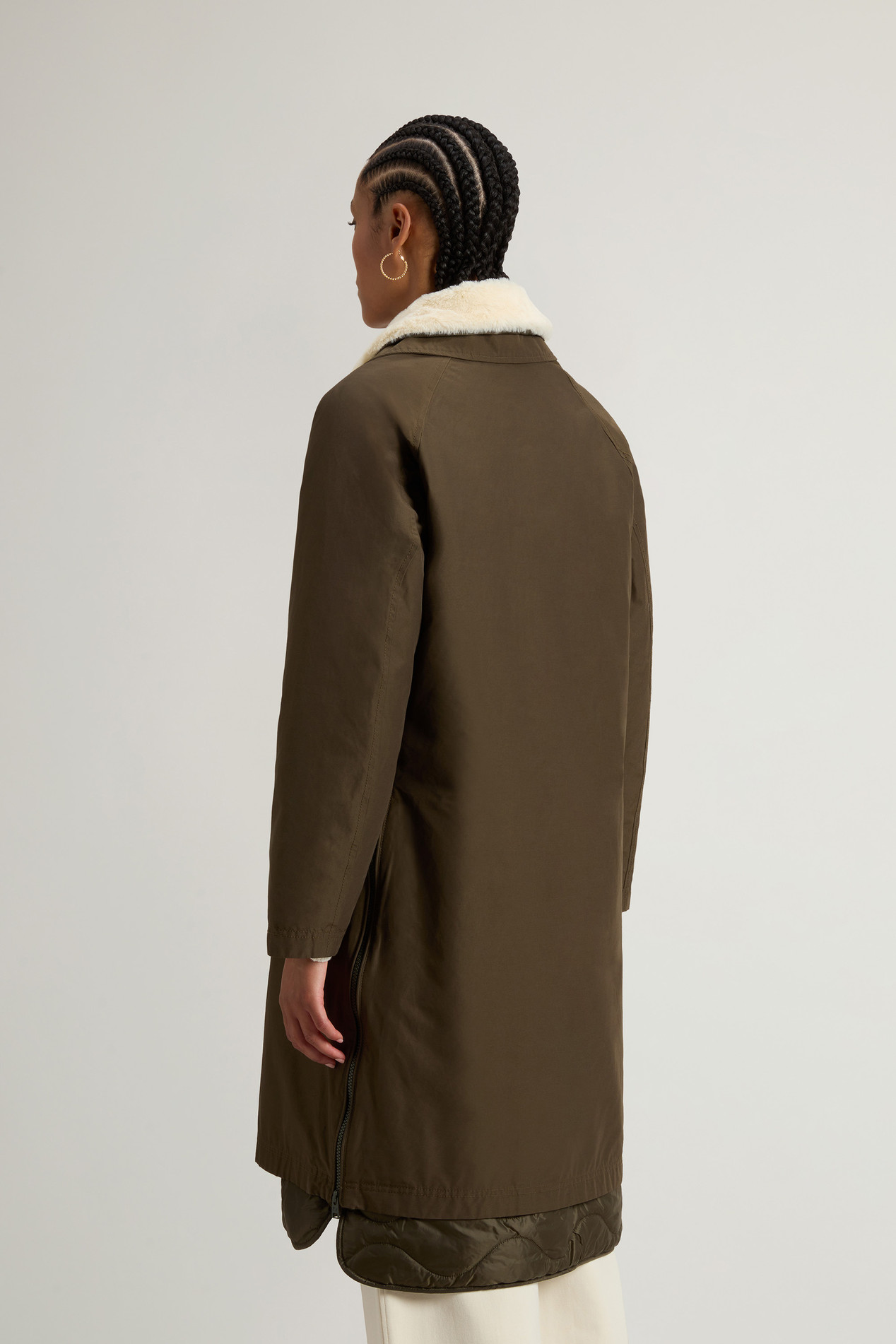 3-in-1 Coat in Ramar Cloth Green photo 3 | Woolrich
