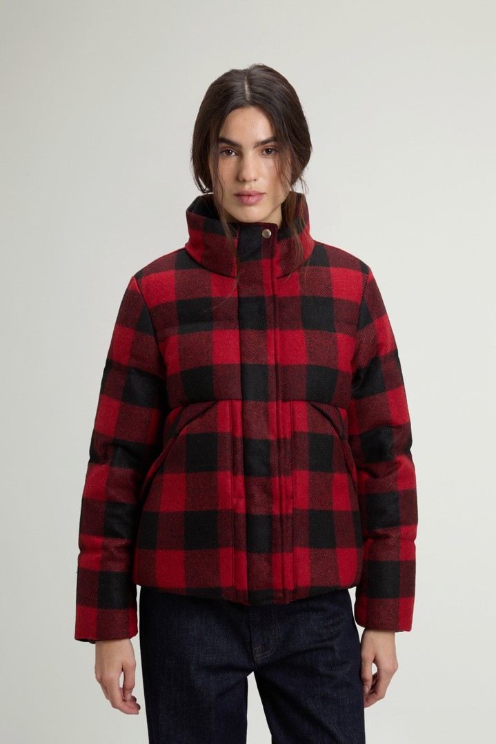 WOOL PUFFER JACKET Red photo 1 | Woolrich