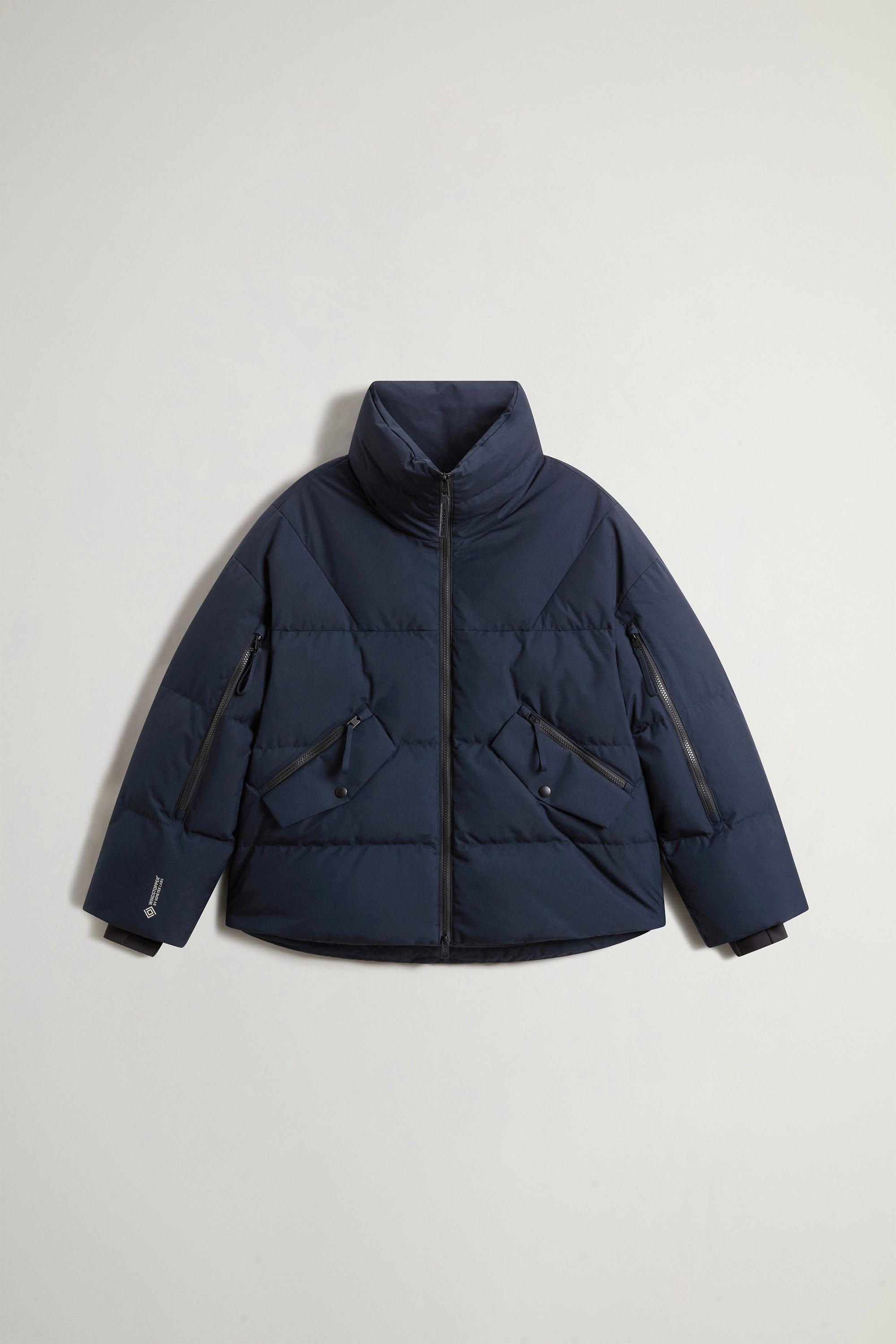 Quilted Jacket in WINDSTOPPER® by GORE-TEX® Fabric Blue photo 5 | Woolrich