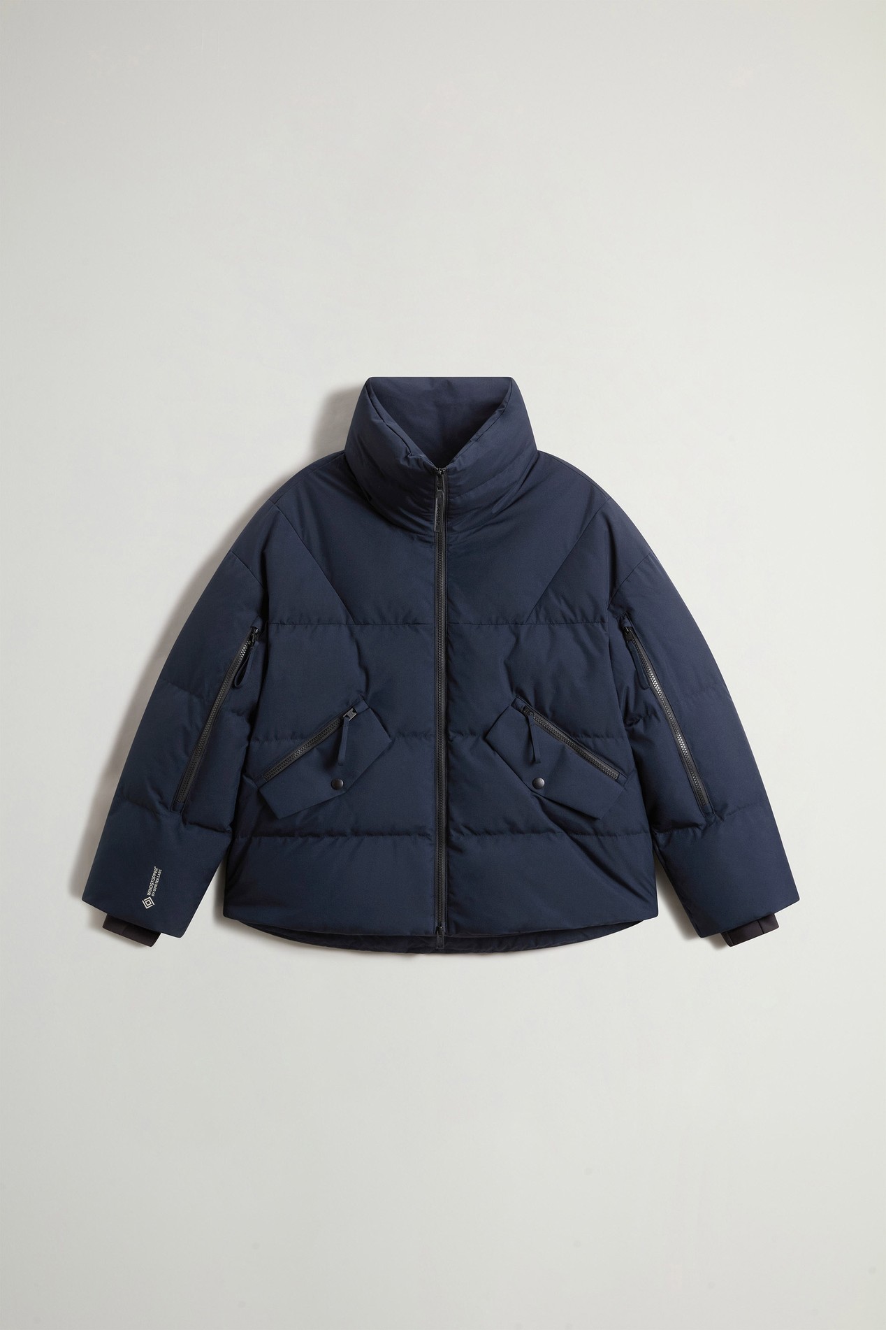 Quilted Jacket in WINDSTOPPER® by GORE-TEX® Fabric Blue photo 5 | Woolrich