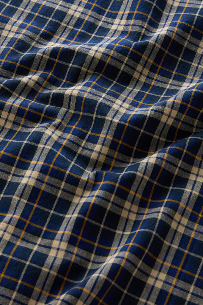Checked Madras Shirt in Pure Cotton Blue photo 5 | Woolrich