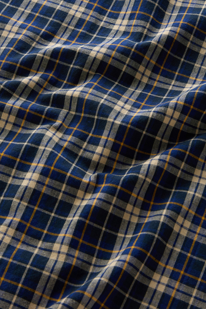 Checked Madras Shirt in Pure Cotton Blue photo 5 | Woolrich