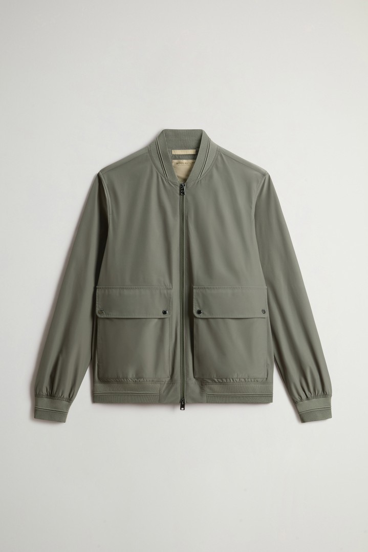 Wesley Bomber Jacket in Urban Touch Green photo 5 | Woolrich
