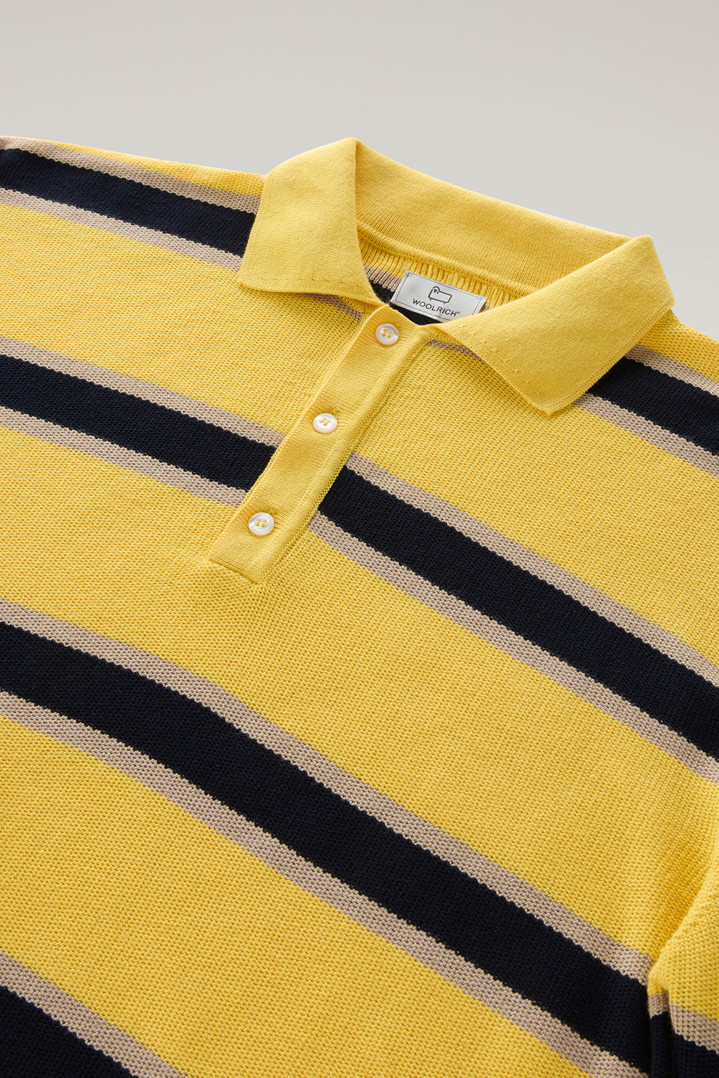 Long-Sleeved Knit Polo Yellow photo 2 | Woolrich