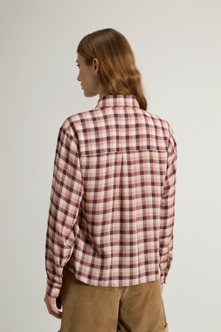 Shirt in Italian Brushed Fabric Pink photo 3 | Woolrich
