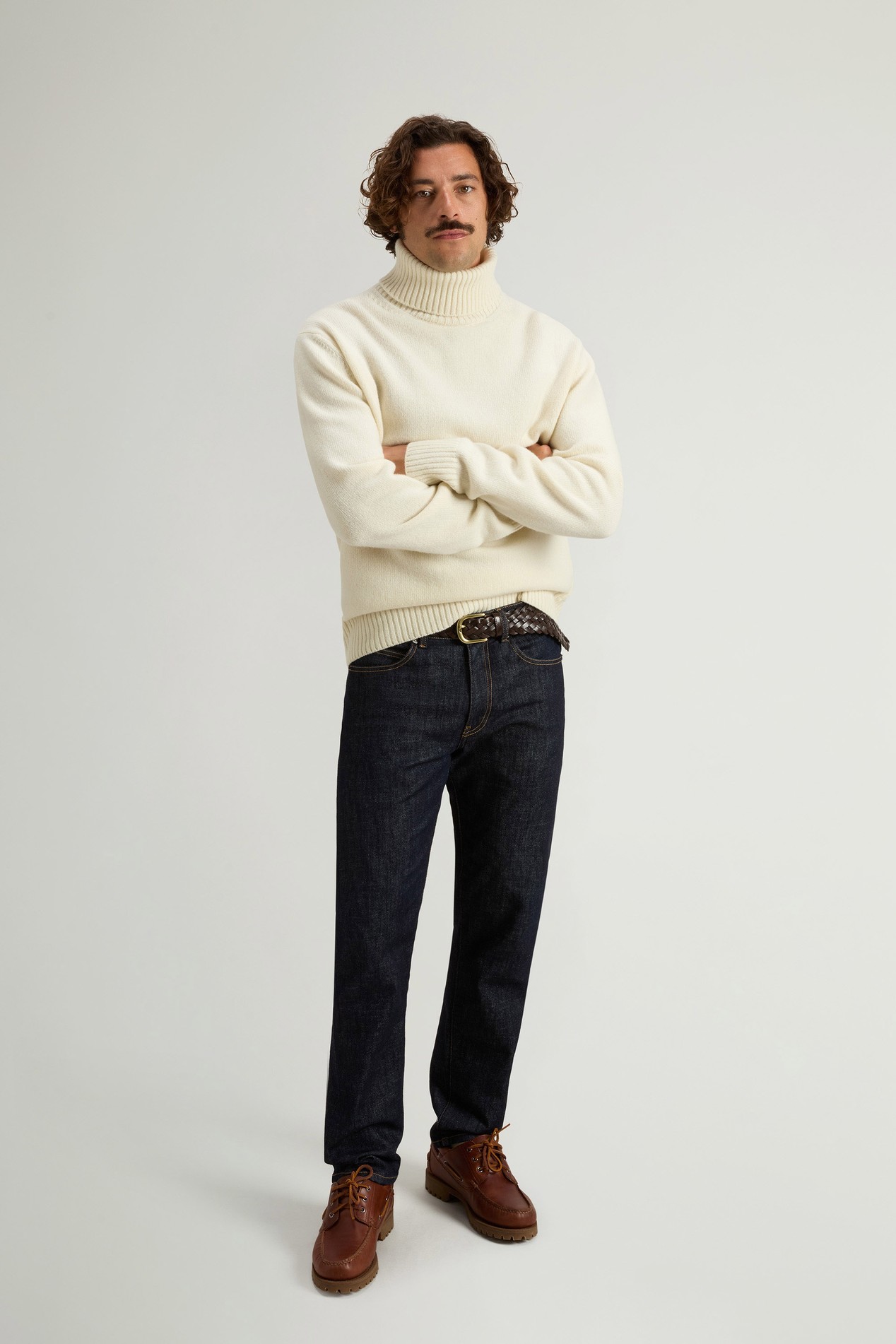 Turtleneck Sweater in Pure Virgin Wool White photo 2 | Woolrich