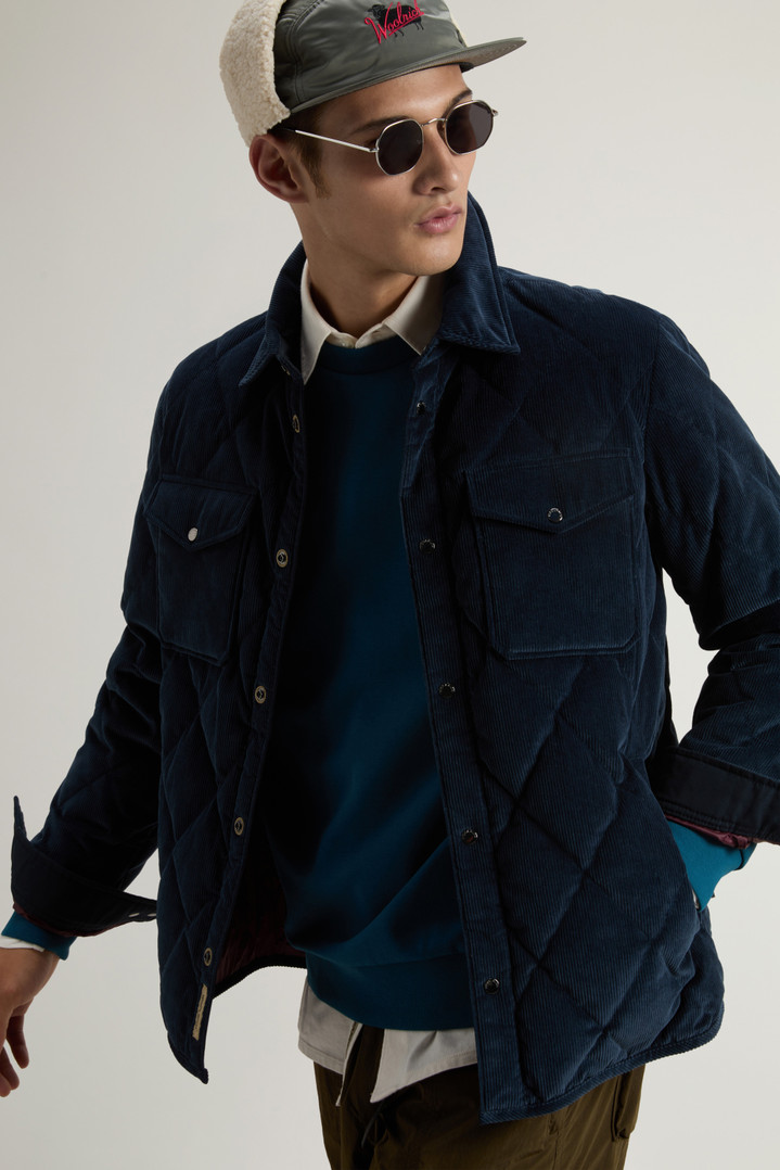 Alaskan Overshirt in Corduroy Blue photo 4 | Woolrich