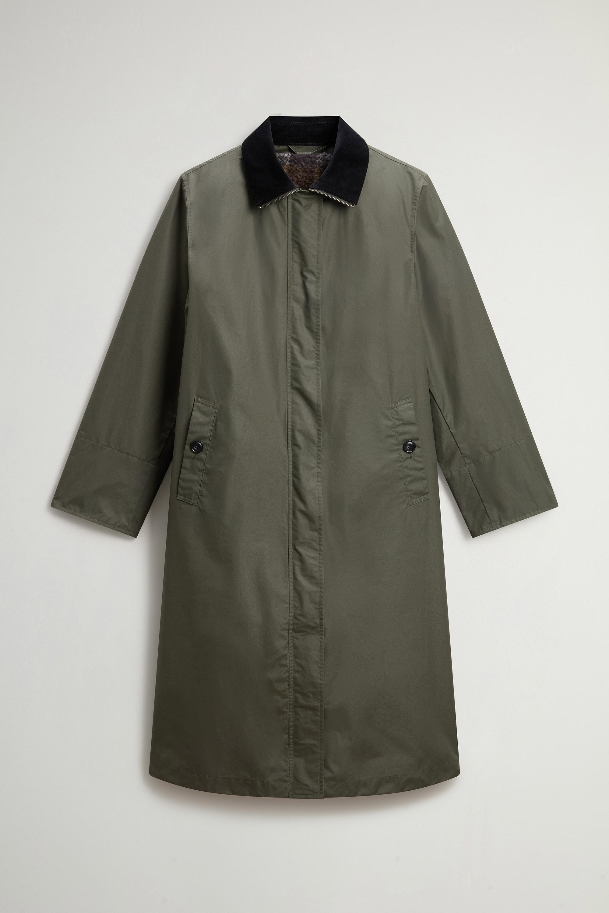 3-in-1-Mantel aus gewachster Wollmischung Grün photo 5 | Woolrich