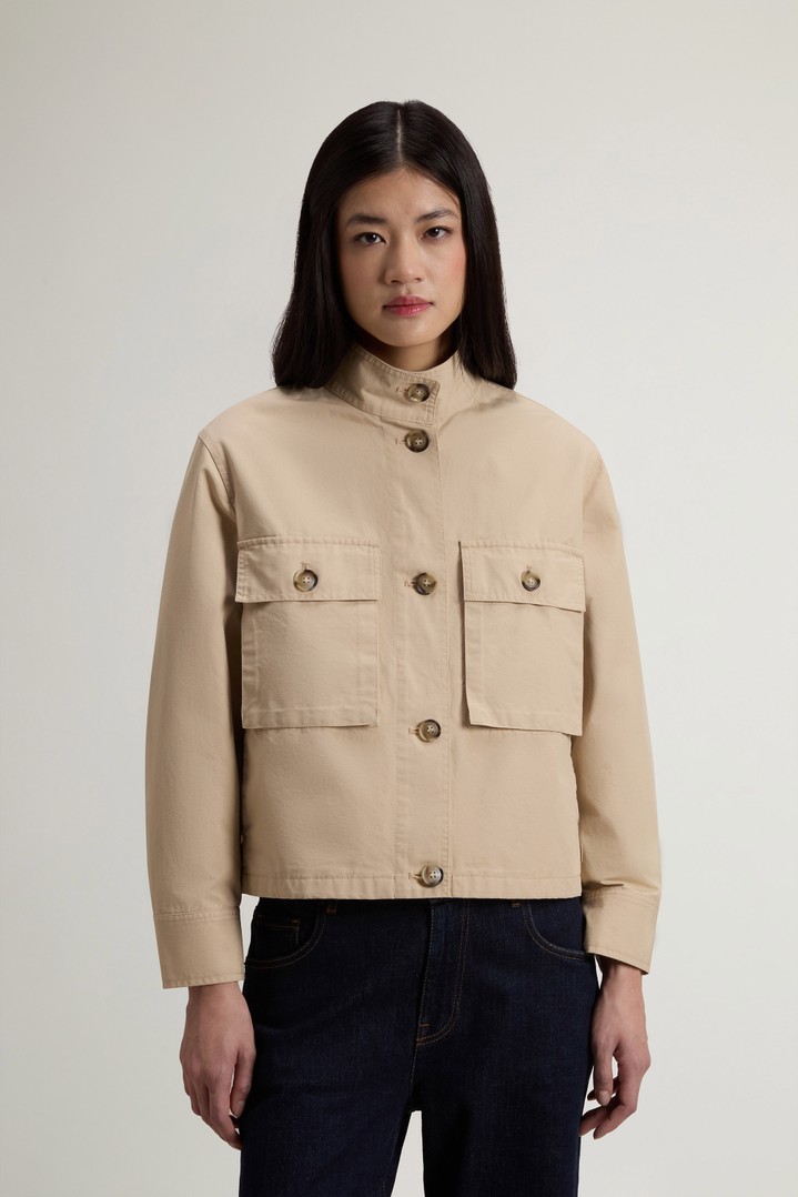 CANVAS FIELD OVERSHIRT Beige photo 1 | Woolrich