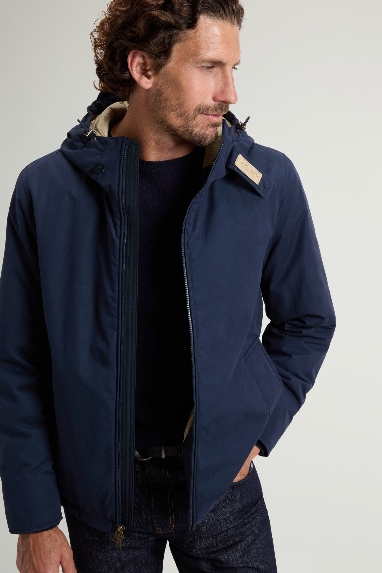 Pacific Jacket in Mountain Cloth Blue photo 4 | Woolrich