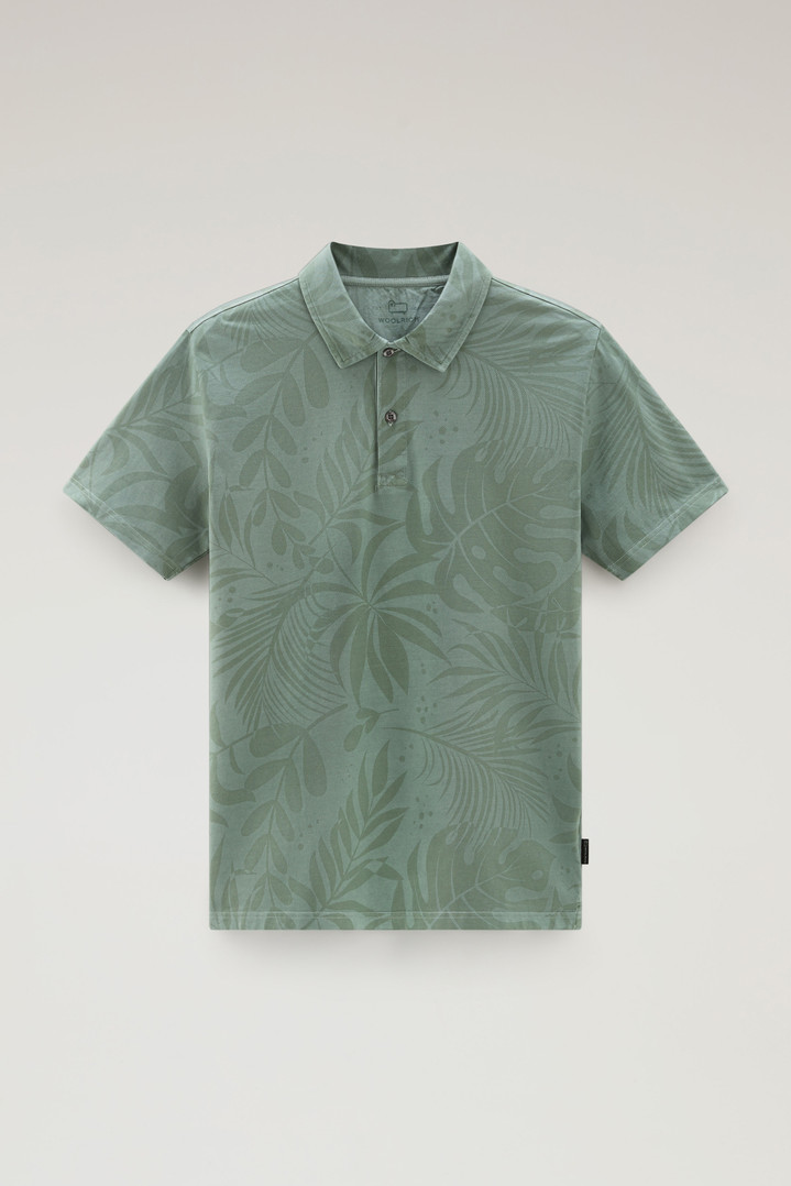 TROPICAL OVERDYED POLO Green photo 1 | Woolrich