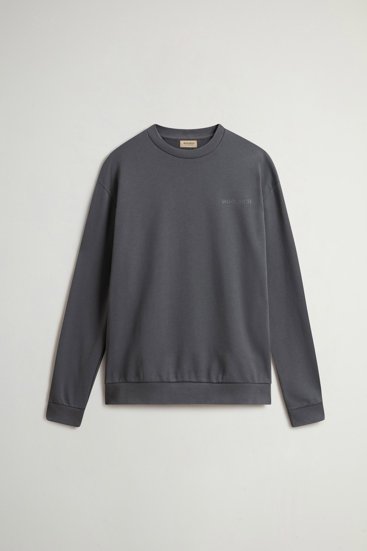 MACRO LOGO CREWNECK Gray photo 5 | Woolrich