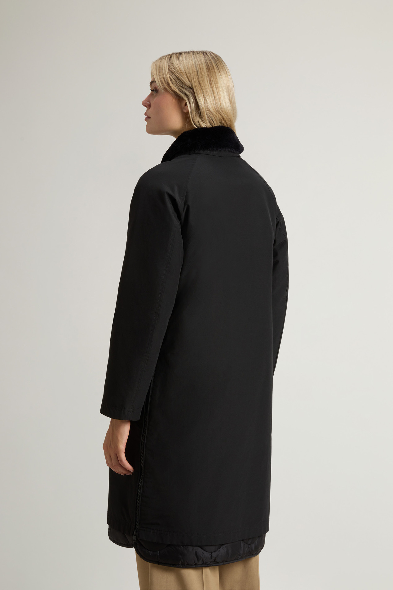 3-in-1 Coat in Ramar Cloth Black photo 3 | Woolrich