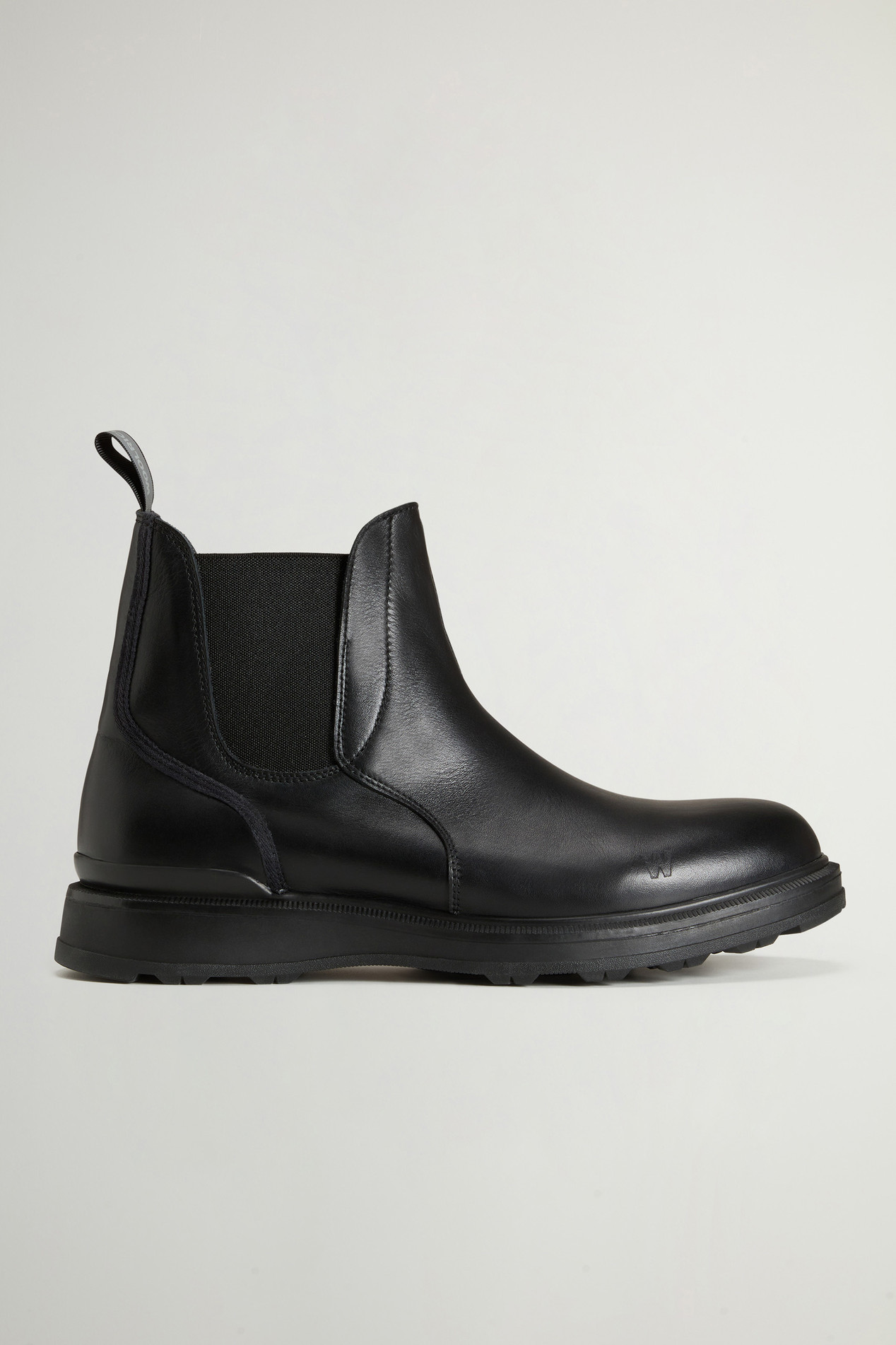 Stone Grove Ankle Boots in calfskin leather Black photo 1 | Woolrich