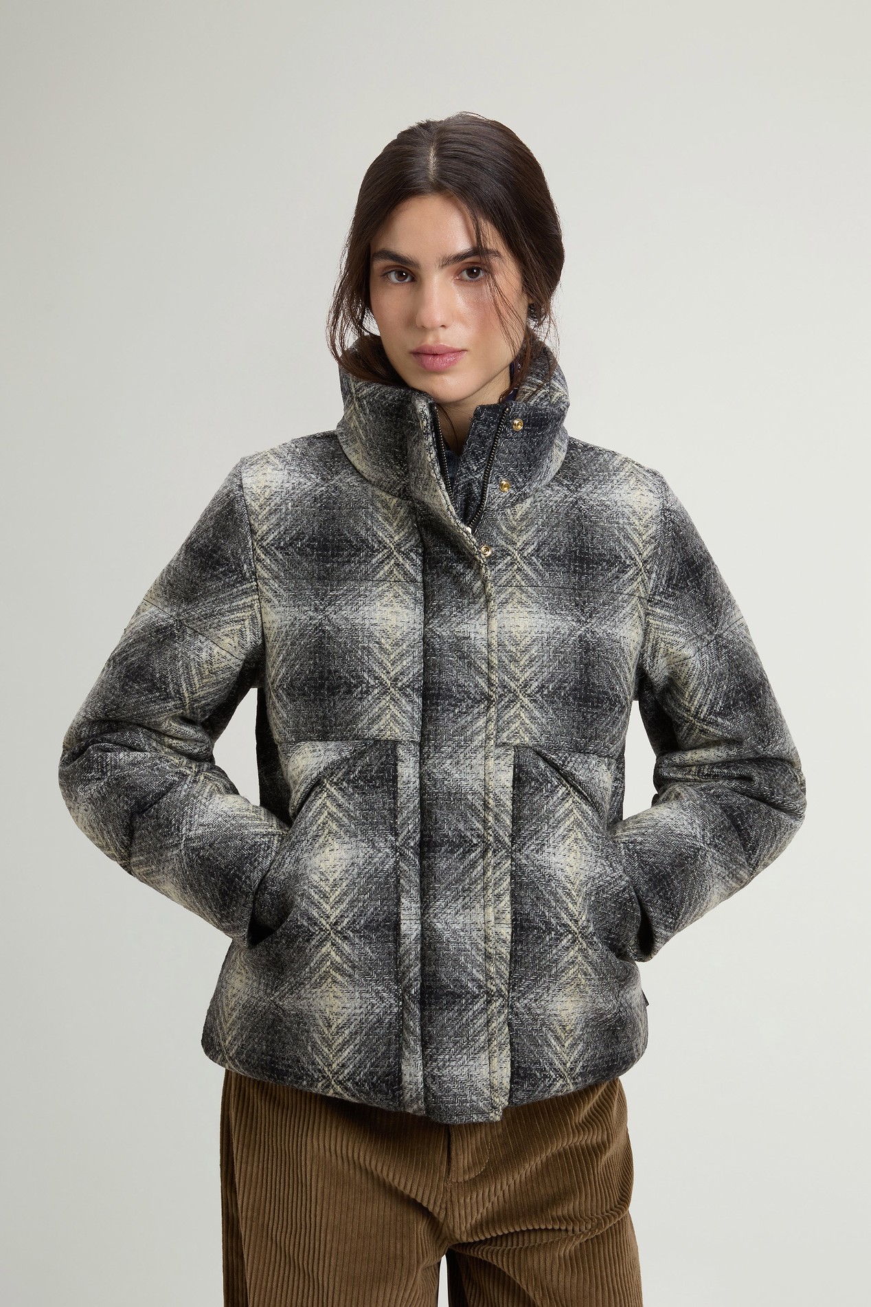 AZTEC WOOL PUFFER JACKET Bianco photo 1 | Woolrich