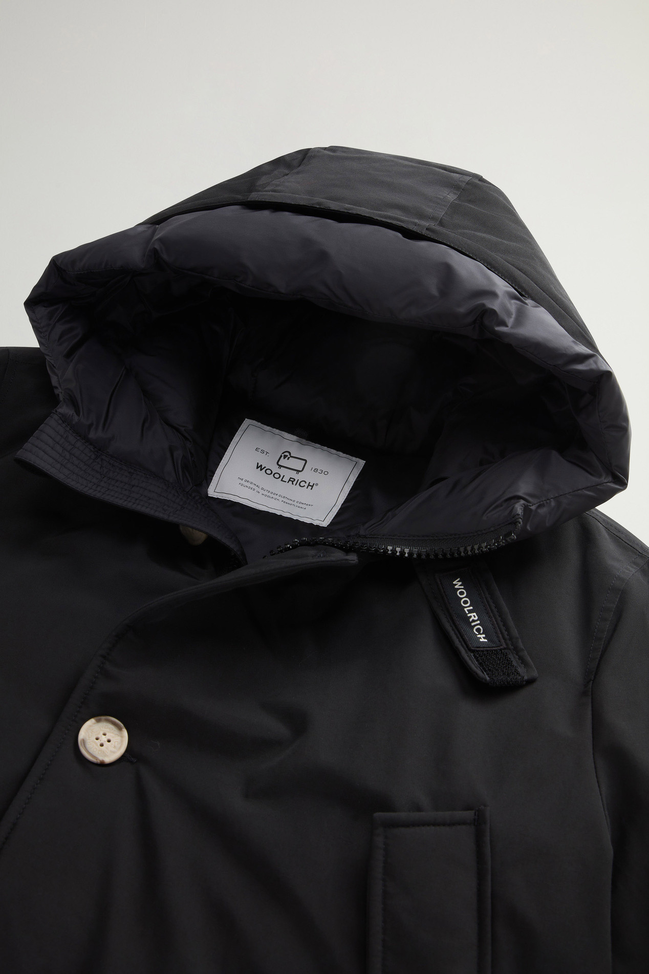 Arctic Parka in Ramar Cloth Black photo 6 | Woolrich