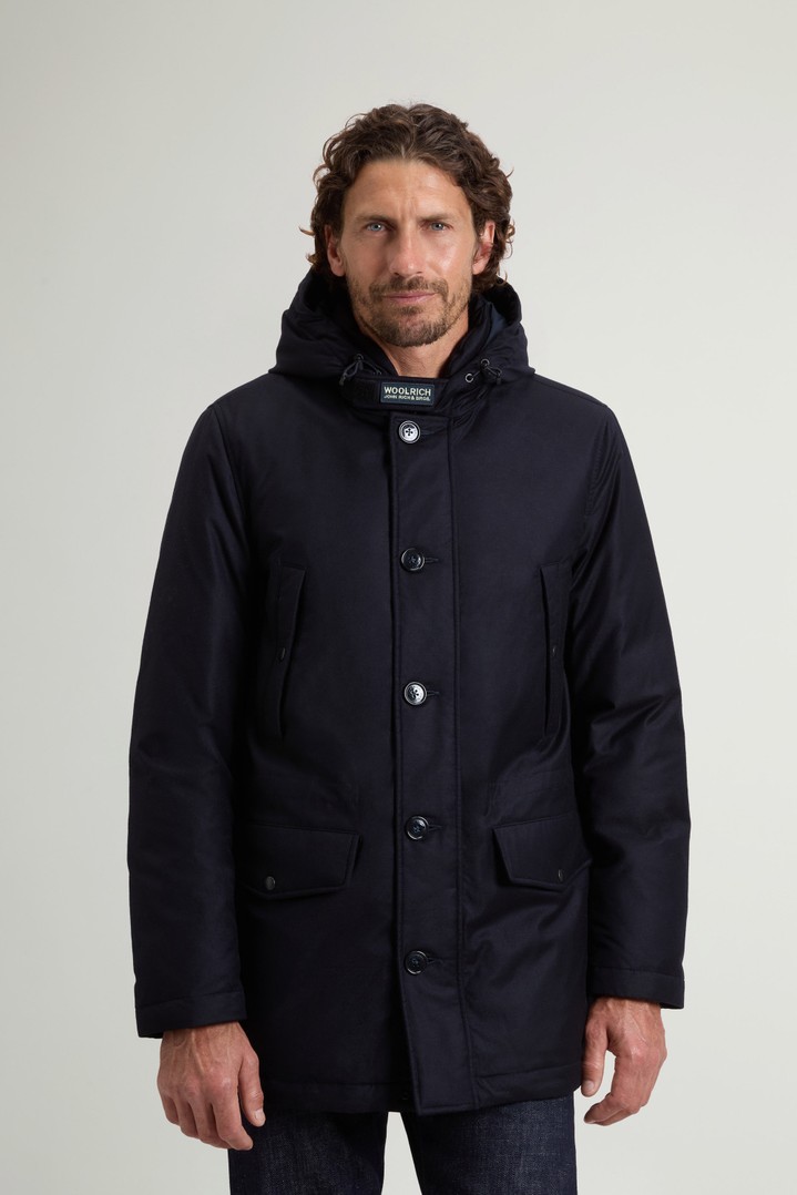 LP WOOL SILK PARKA Blue photo 1 | Woolrich