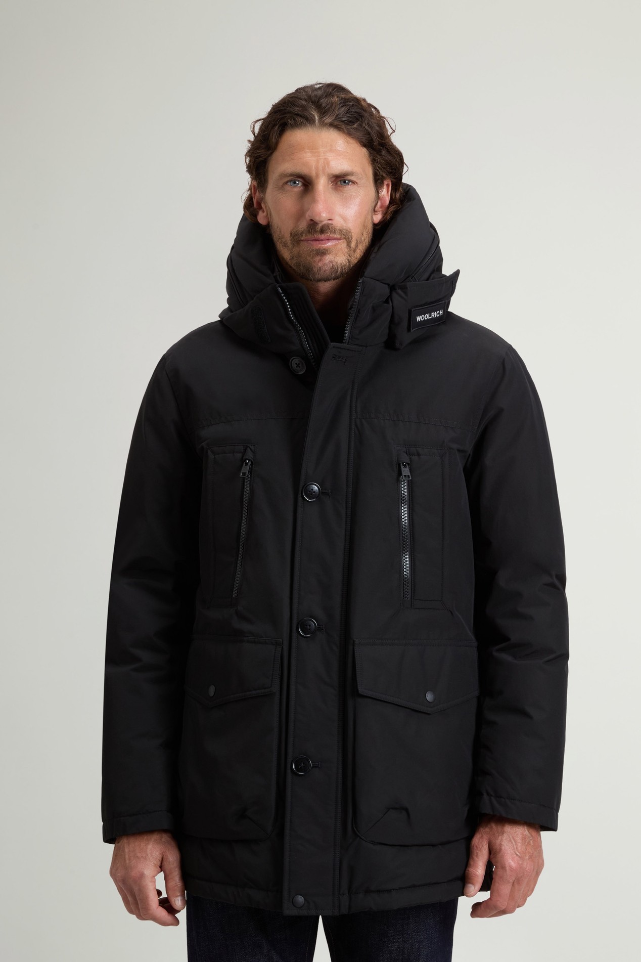Arctic Parka Evolution in Ramar Cloth Black photo 1 | Woolrich
