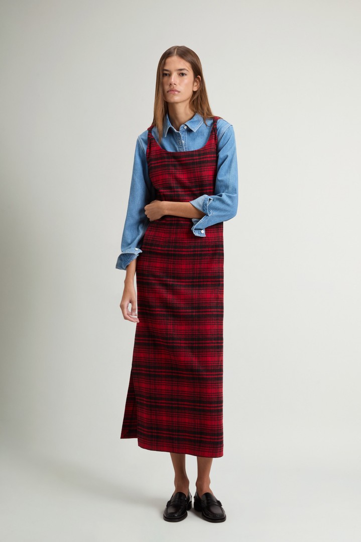 CHECK FLANNEL DRESS Red photo 2 | Woolrich