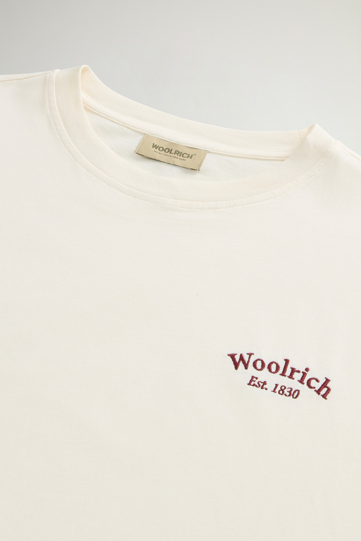 LOGO TEE White photo 6 | Woolrich