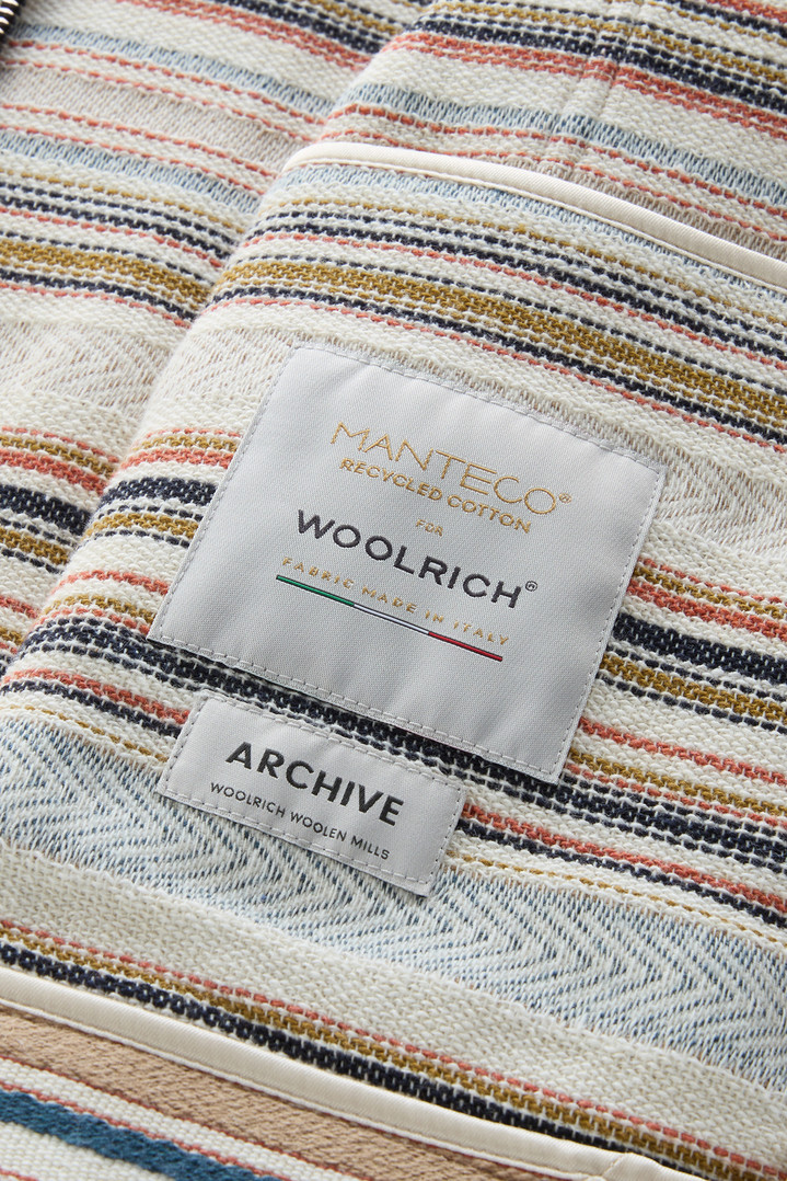 Gentry Overshirt in Manteco Recycled Cotton Fleece Multicolor photo 5 | Woolrich