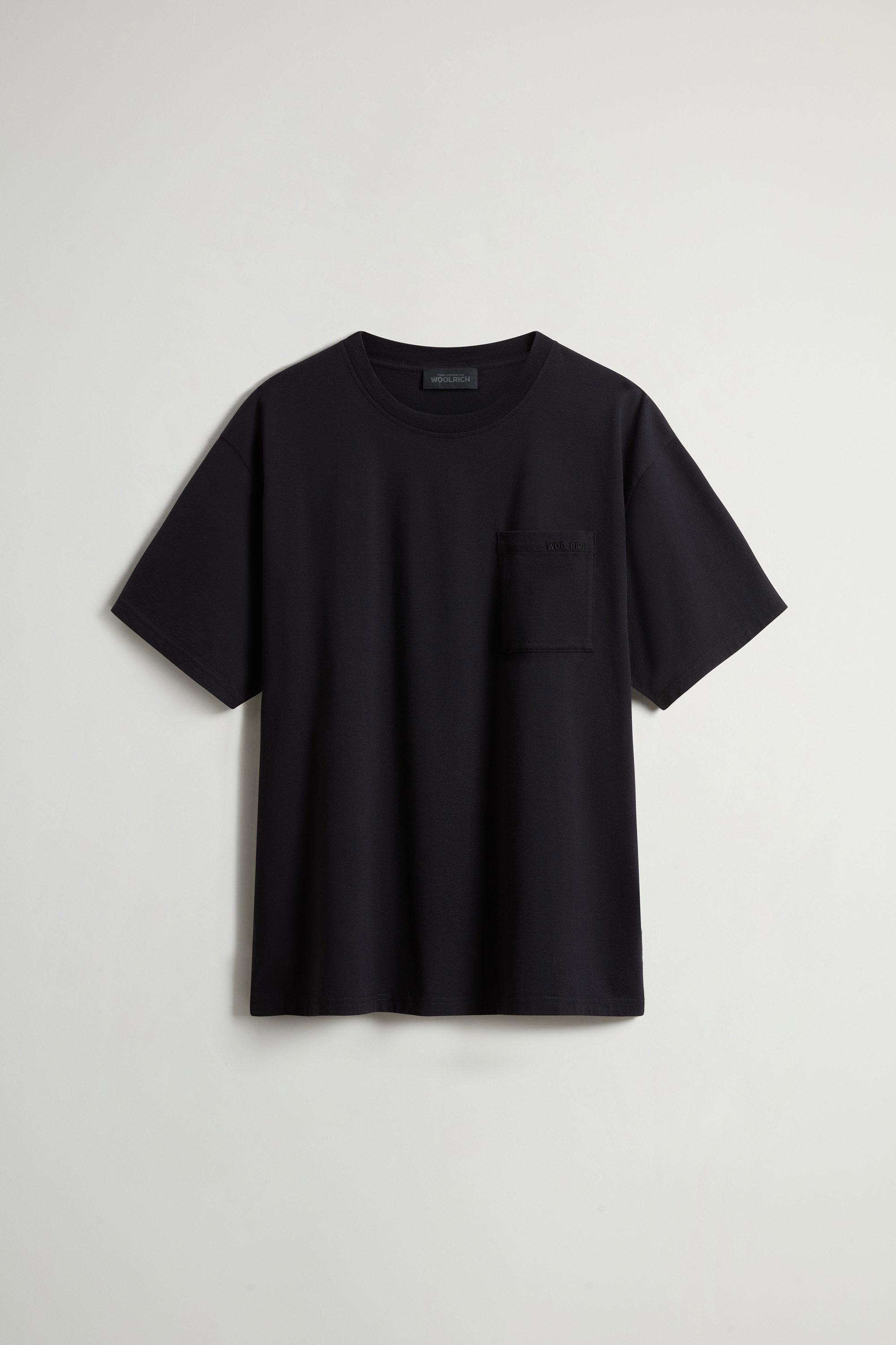 Pure Cotton T-Shirt by Todd Snyder Black photo 5 | Woolrich