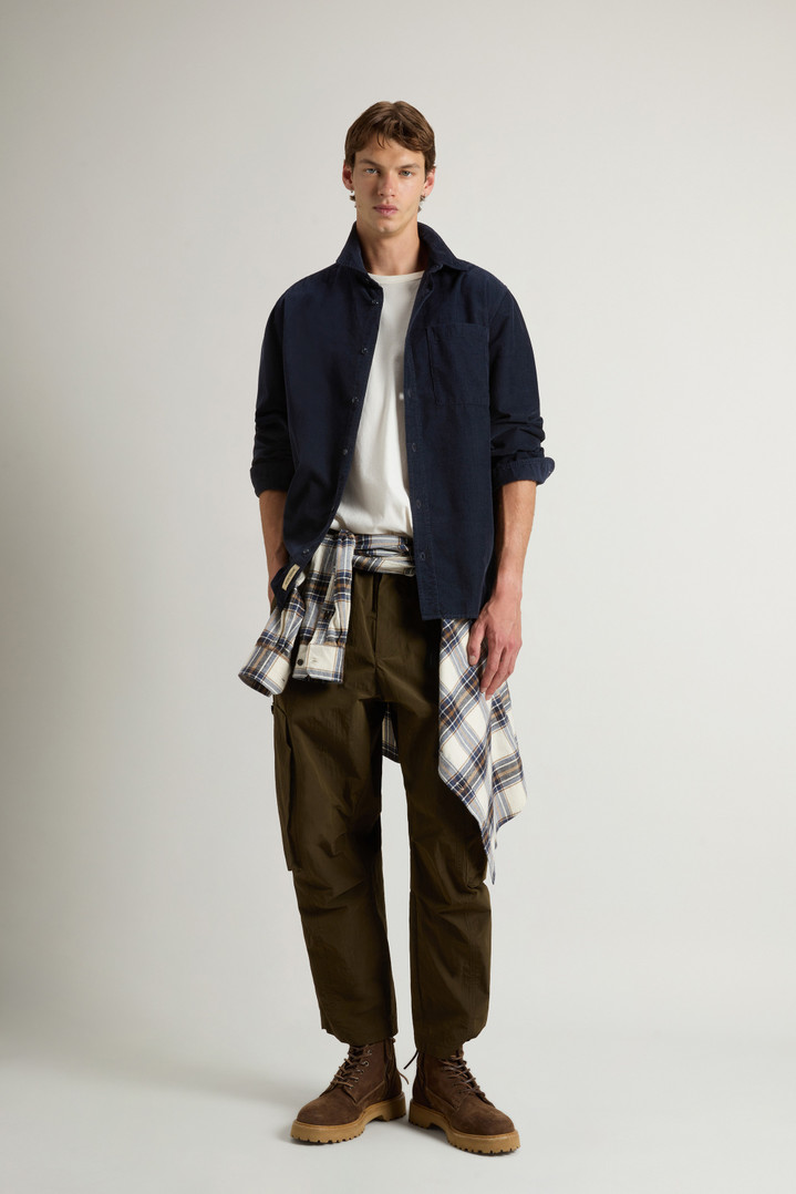 CORDUROY MACKEY SHIRT GD Blue photo 2 | Woolrich